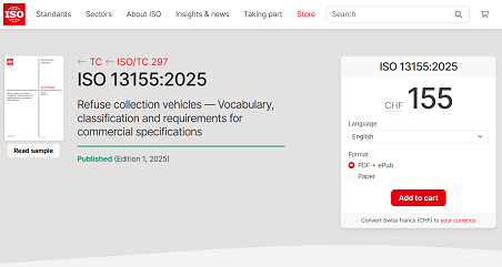 历史性突破 | 必一运动Bsports环境主导！首个由中国企业牵头编制的环卫装备ISO国际标准正式发布！